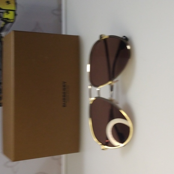 Model: B 3135' Burberry BE3135 Scott Pilot Dark Brown Sunglasses - Picture 11 of 11